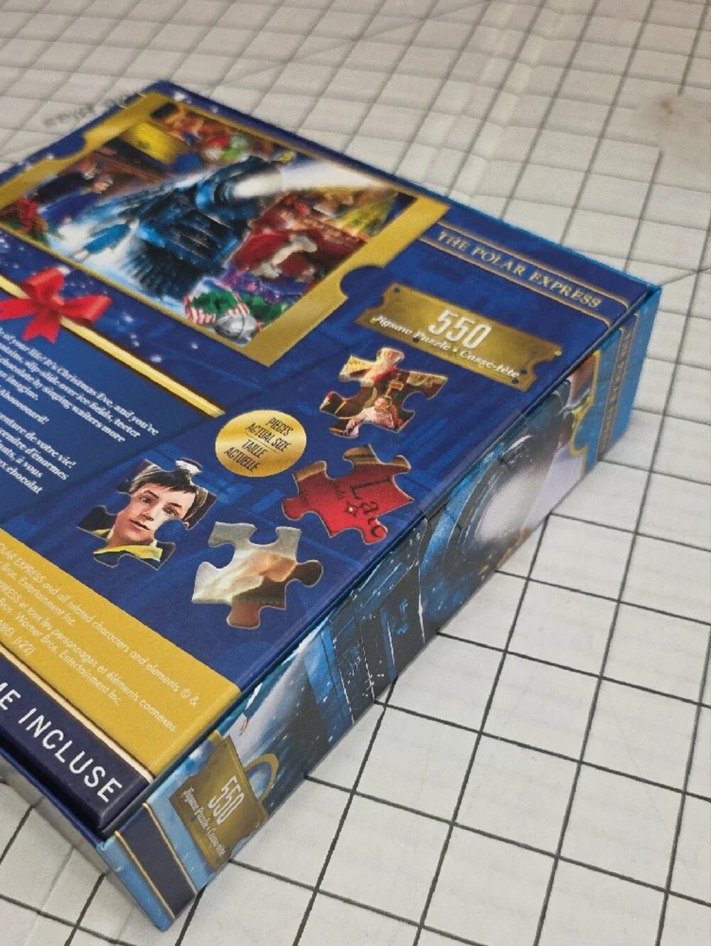 MasterPieces The Polar Express 550-Piece Jigsaw Puzzle - Blue Box, NIB 24